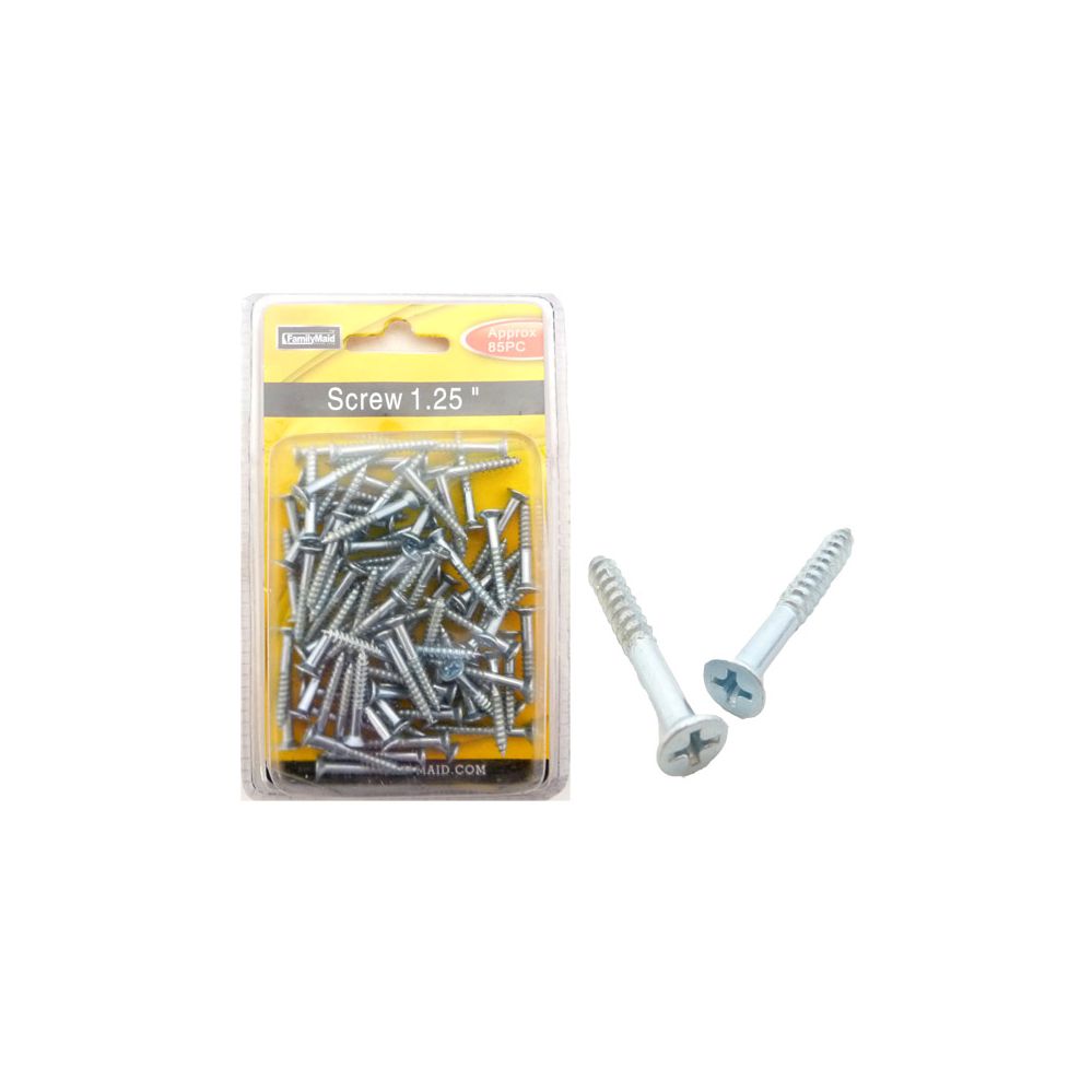 96 Pieces of Screw 1.25"85pc Doublister