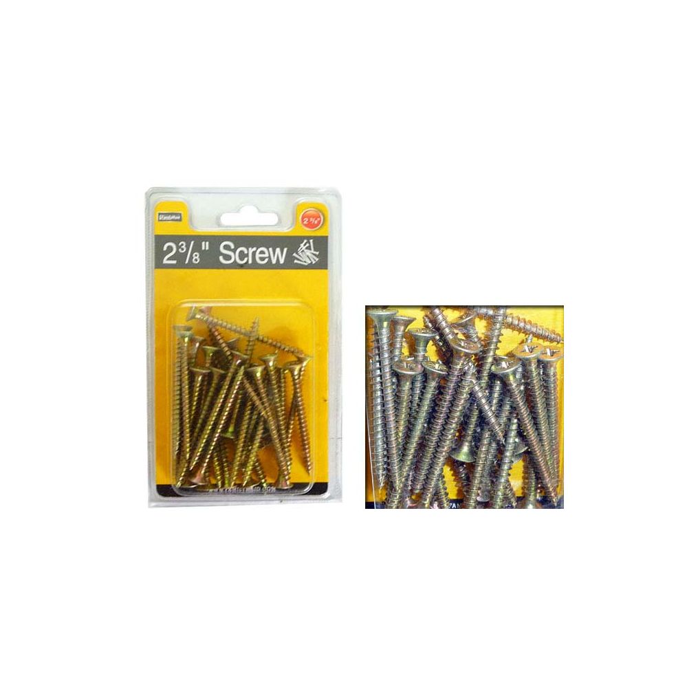 72 Pieces of Screw 2 3/8" 160g Dou Blister