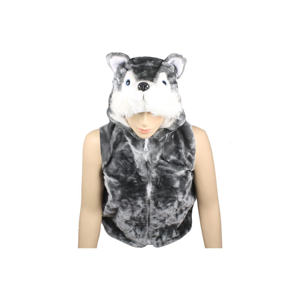 12 Pieces of Kids Cute Animal Vest With Animal Hat