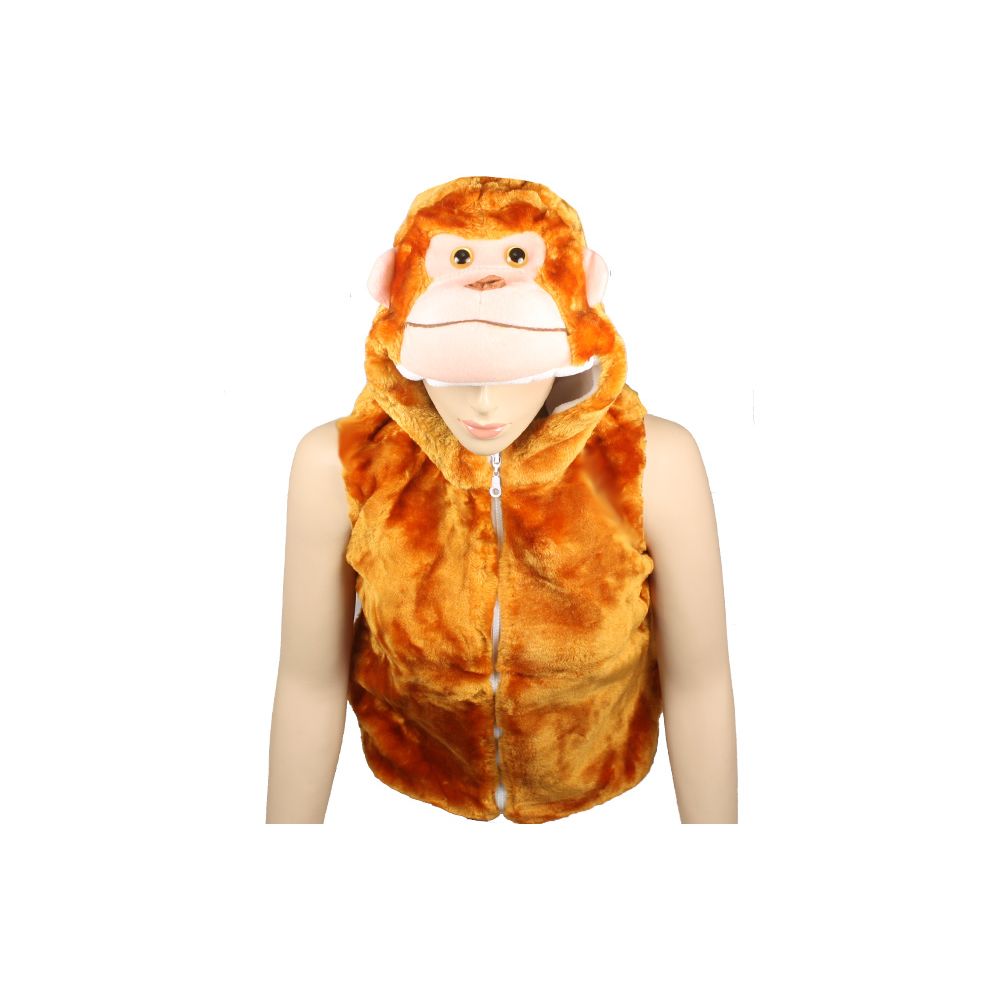 12 Wholesale Cute Warm Kid's Monkey Animal Jacket With Hat