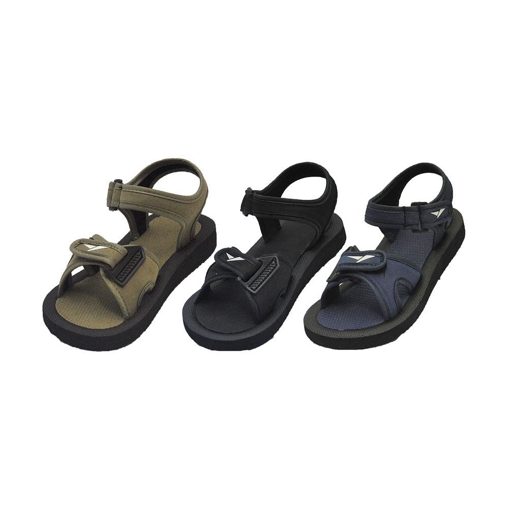 36 Wholesale Boys Assorted Strap On Sandals
