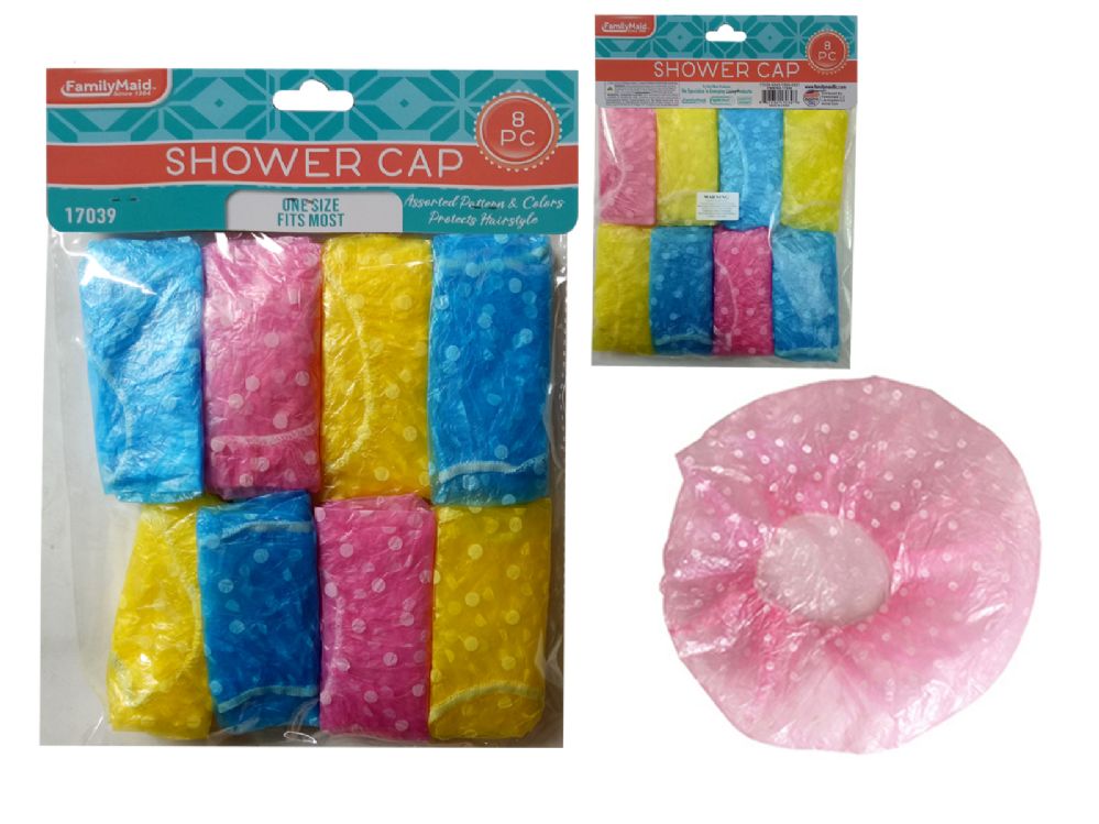 144 Pieces of 8 Piece Shower Caps