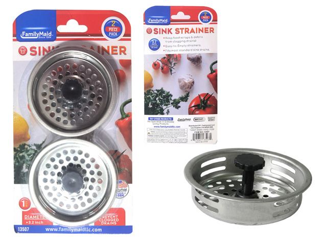96 Packs of 2pc Sink Strainers Set