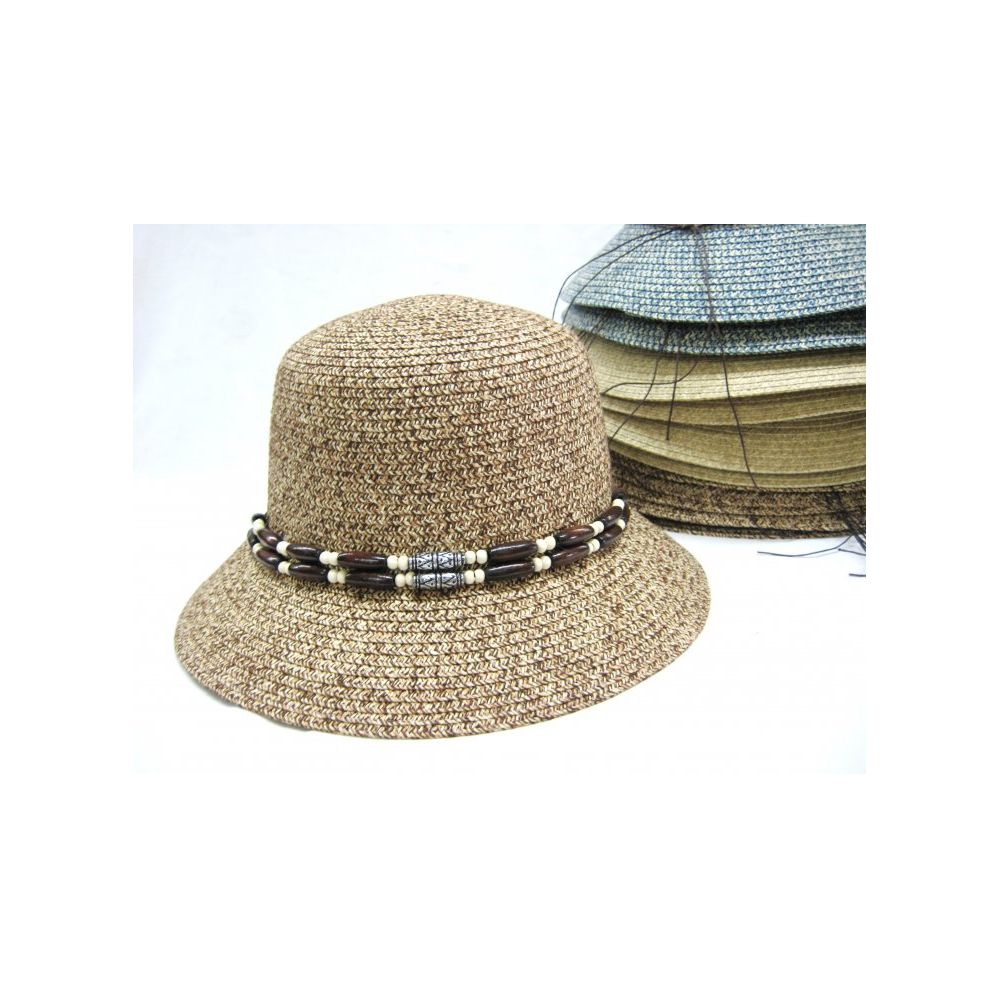 36 Wholesale Ladies Summer Hat Assorted Color at