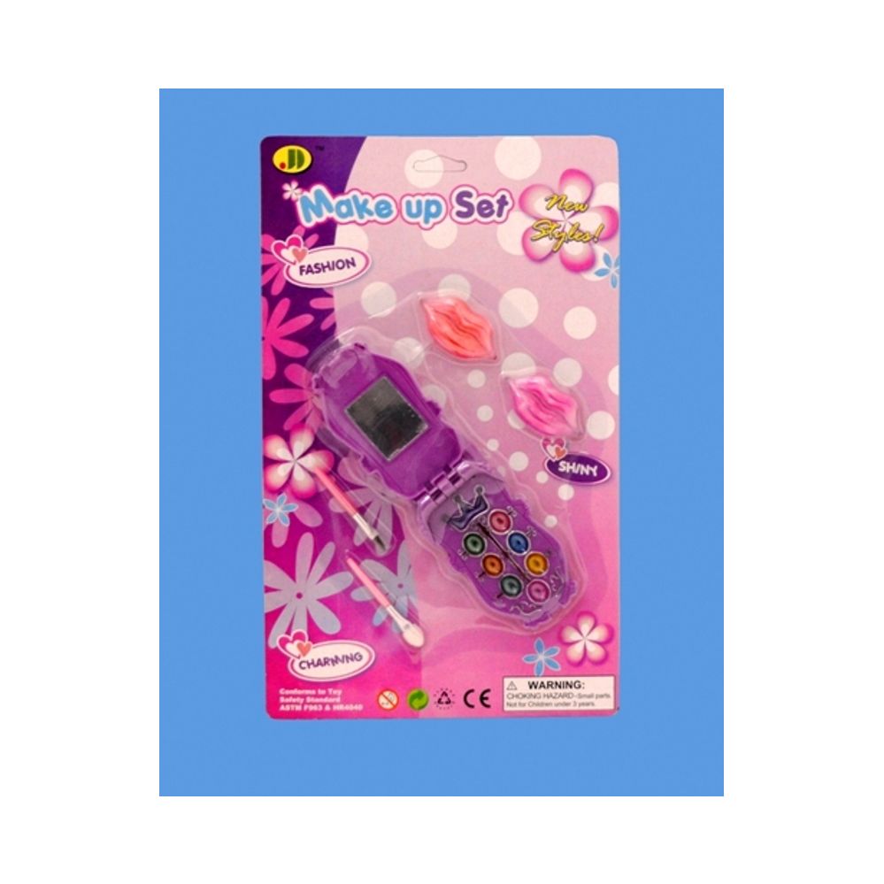 72 Pieces Cell Phone Make Up Set In Blister - Girls Toys