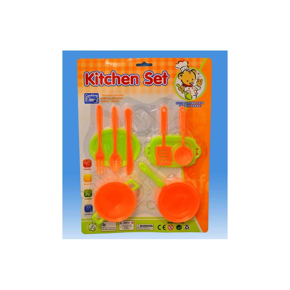 96 Pieces Cooking Set In Blister Card - Cars, Planes, Trains & Bikes