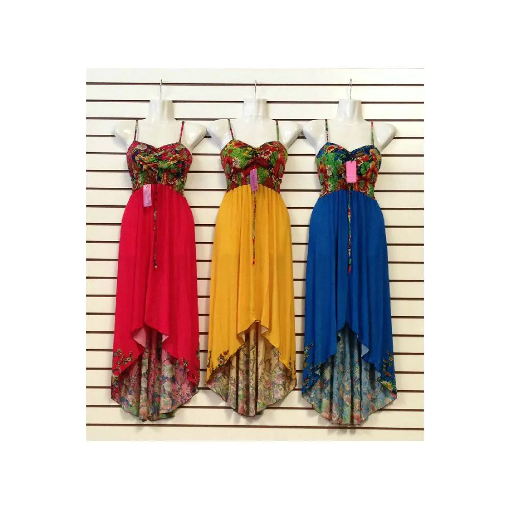 Bulk M-XXL Assorted Color Fabric Summer Dress - WSD Bulk M-XXL Assorted Color Fabric Summer Dress - WSD