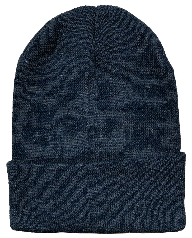 24 Wholesale Yacht & Smith Black Unisex Winter Warm Beanie Hats, Cold Resistant Winter Hat