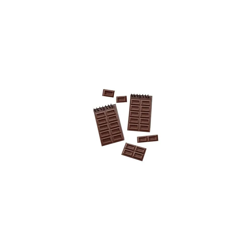 48 Pieces of Chocolate Bar Memo Pad W. Scented Eraser Cover
