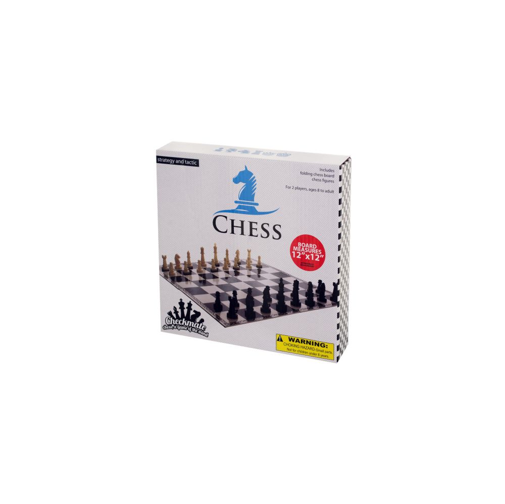 30 Pieces Folding Chess Game - Dominoes & Chess