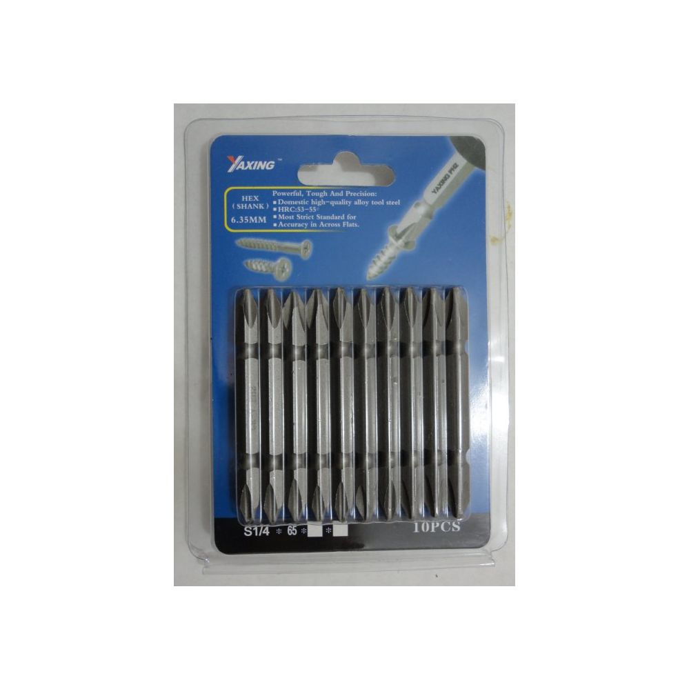 40 Pieces 10pc Double Sided Phillips Screwdriver Bit Set - Tool Sets