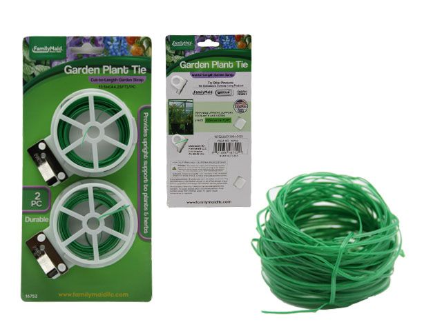 96 Pieces of 2 Piece Garden Plant Tie With Cutter