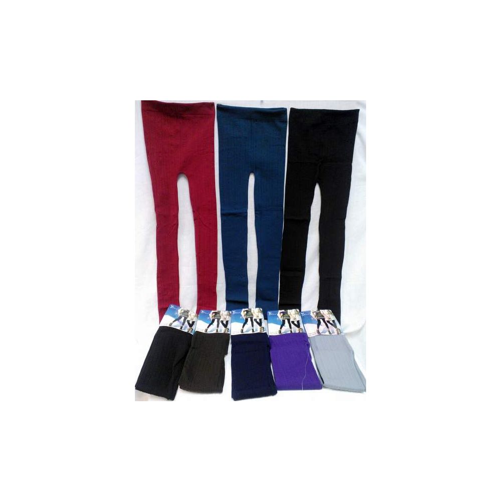 24 Pieces of Leggings Solid Color With Patterns