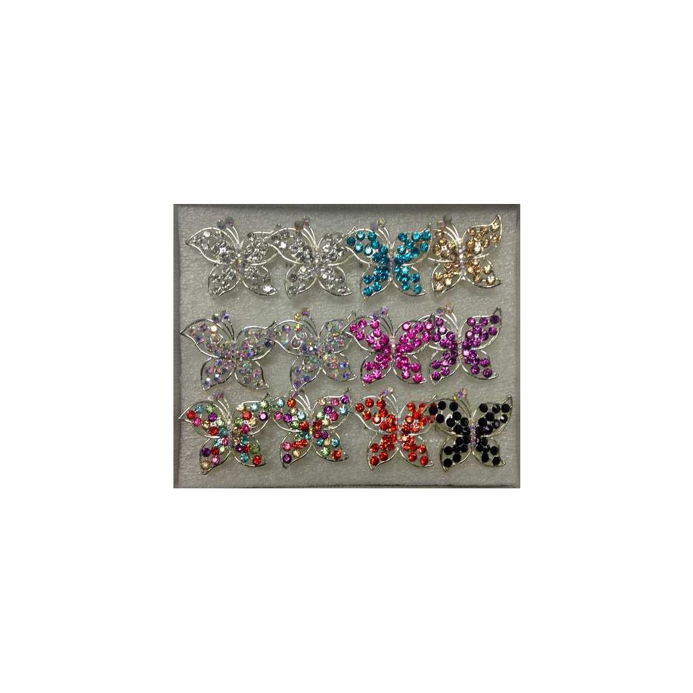 96 Pieces of Fashion Butterfly Ring