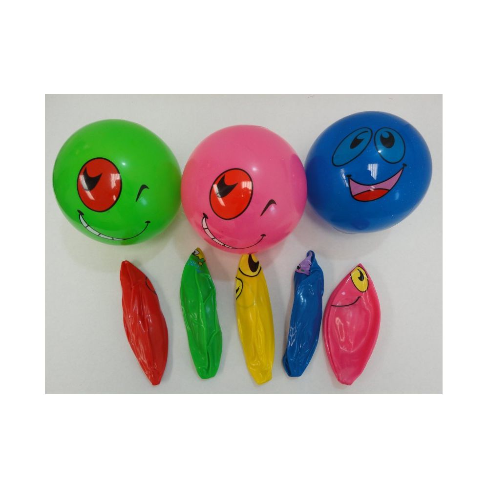 72 Wholesale Inflatable Ball [happy Face]