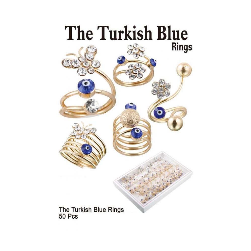 50 Wholesale The Turkish Blue Rings