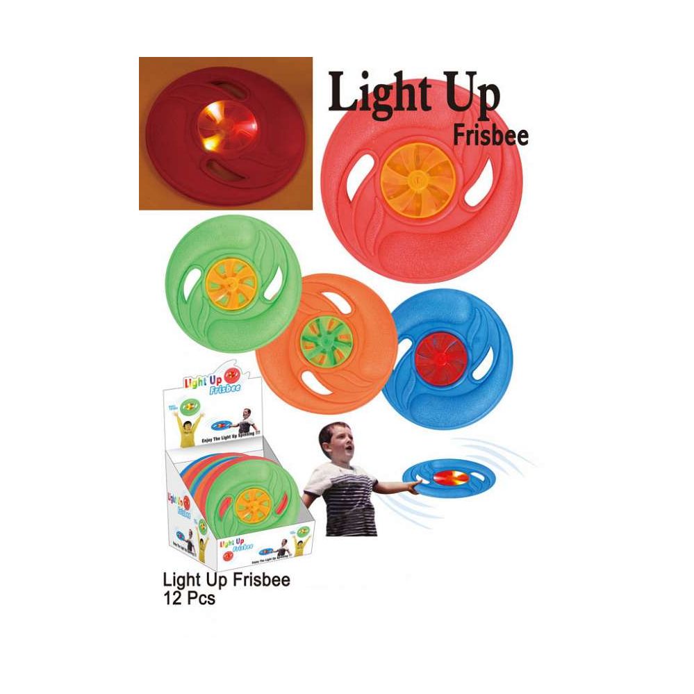 24 Wholesale Light Up Frisbee