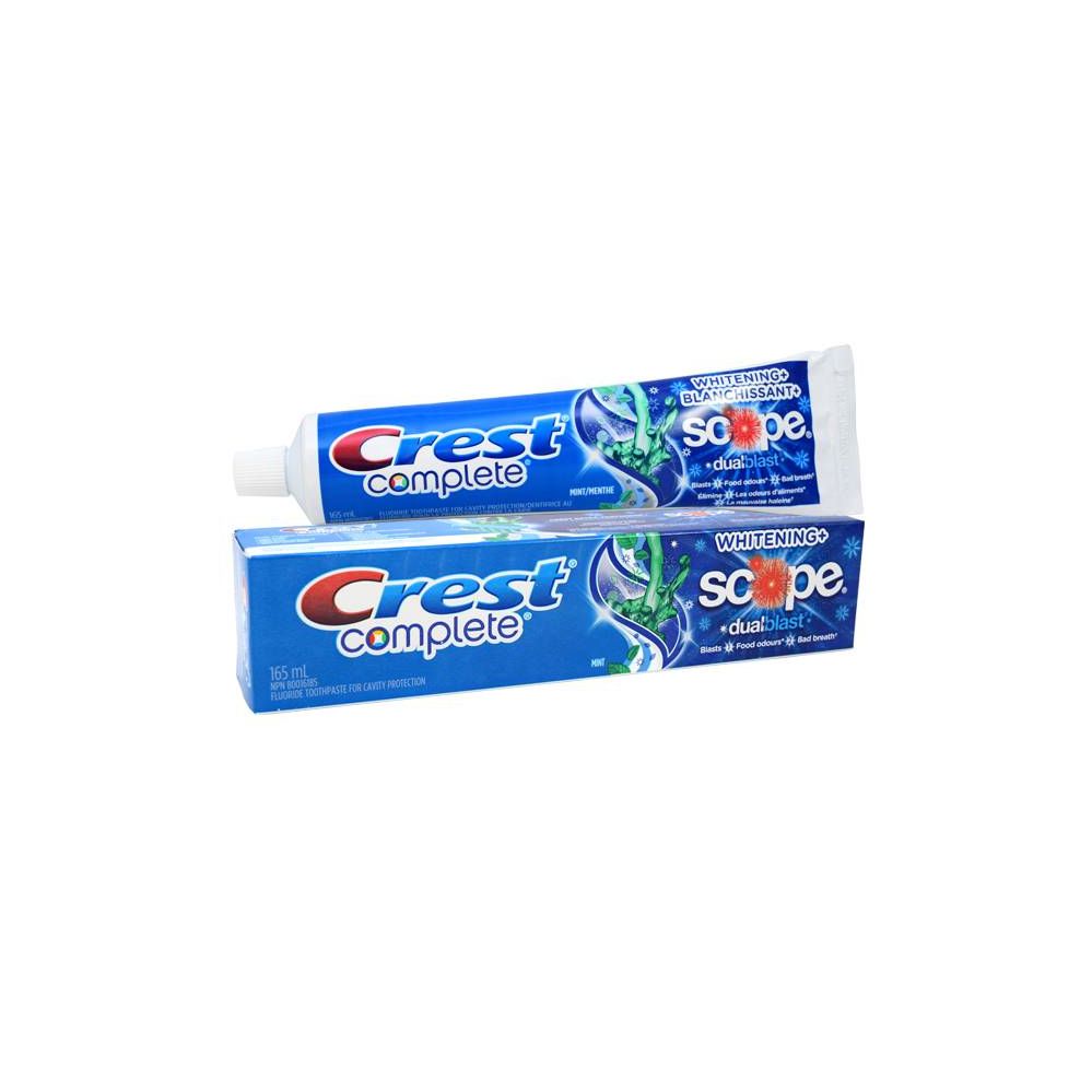 48 Wholesale Crest Toothpaste 165ml W/scope Dualblast