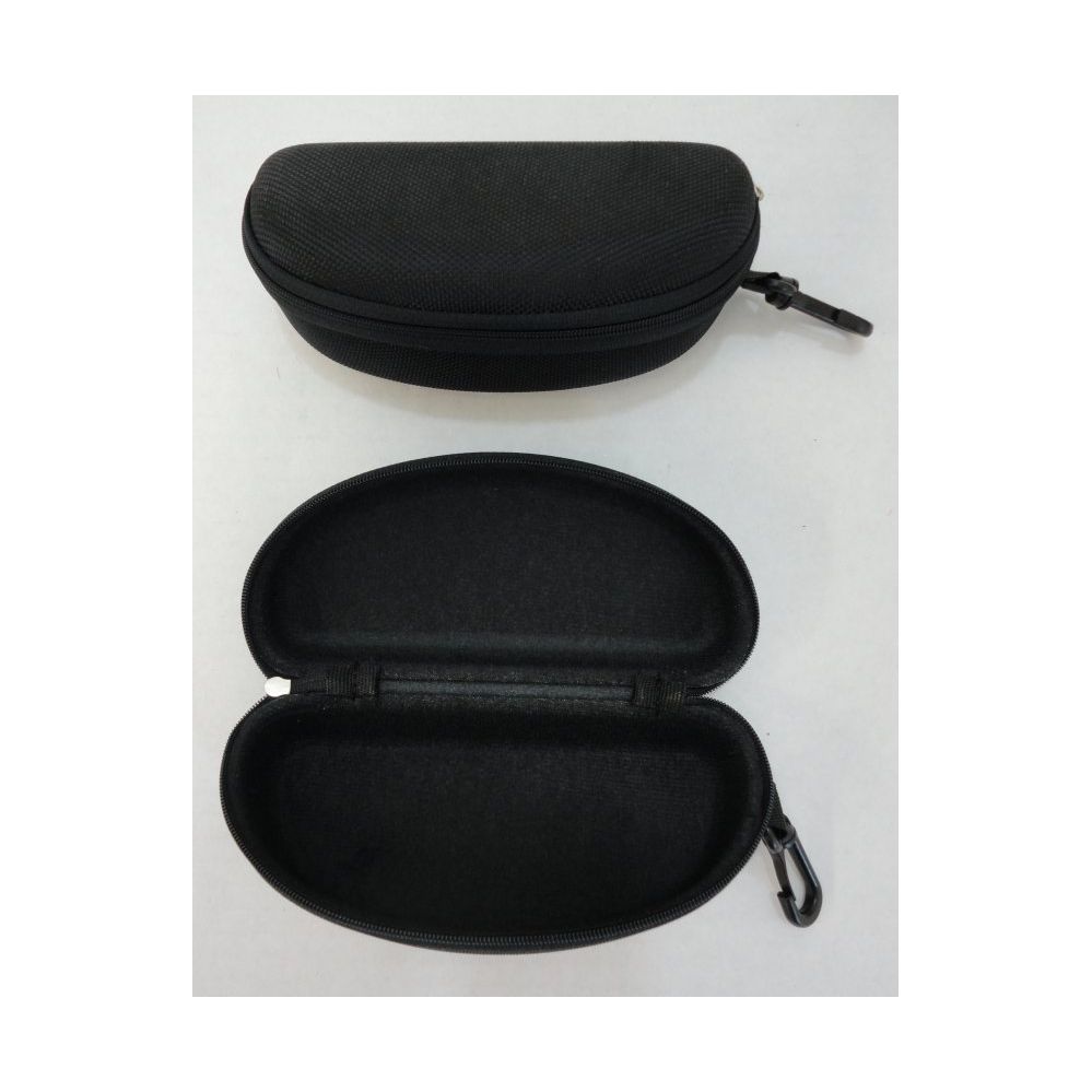 120 Pieces of Zippered Glasses Case [solid Black]
