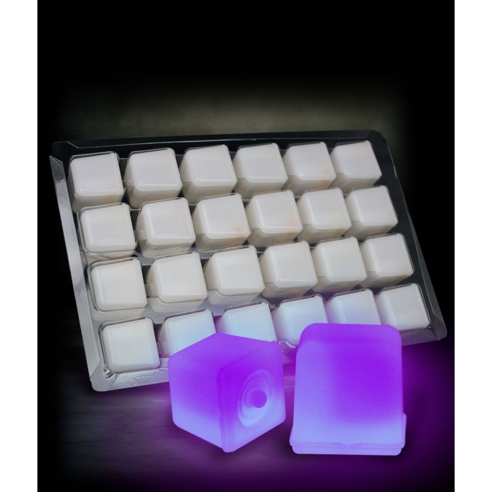 12 Pieces of Glowing Ice Cubes - Purple