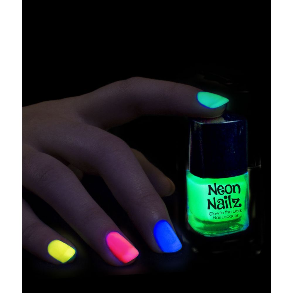 4 Wholesale Glow In The Dark Nail Polish - Assorted