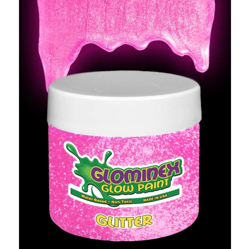 Pink Glominex 1 oz. Glow Paint