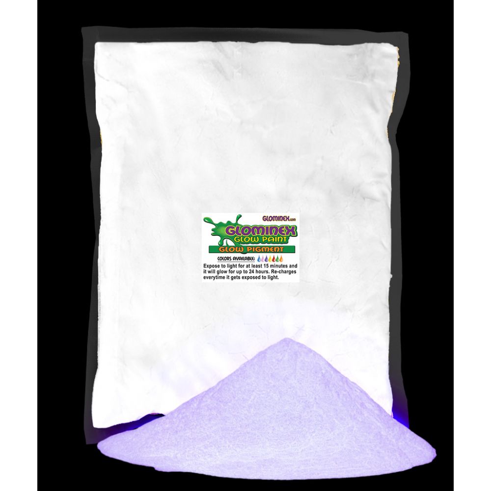 4 Wholesale Glominex Invisible Day Glow Pigment 1 Kg - Purple