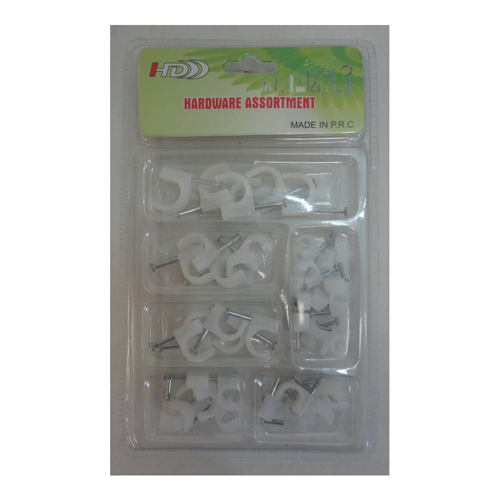36 Pieces of Hardware Assortment [cable Clips]