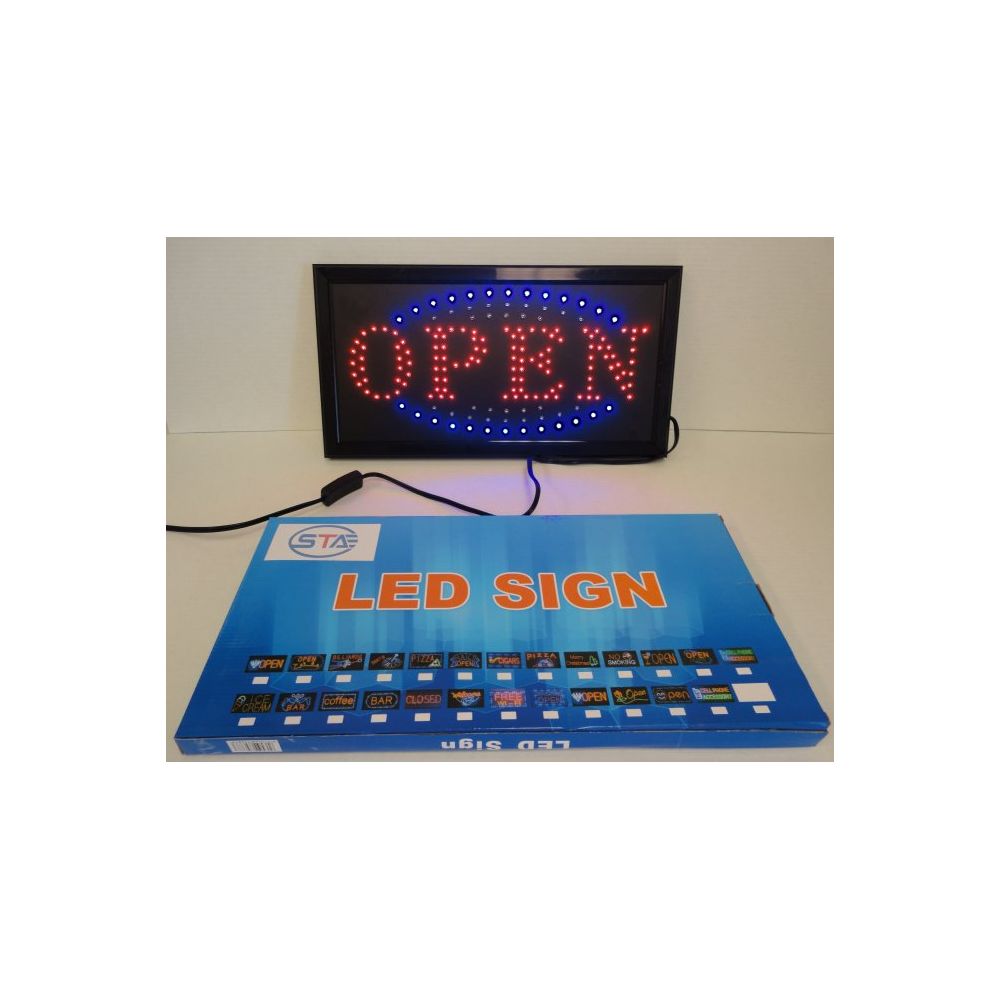 6 Pieces of Light Up SigN-Open [horizontal]