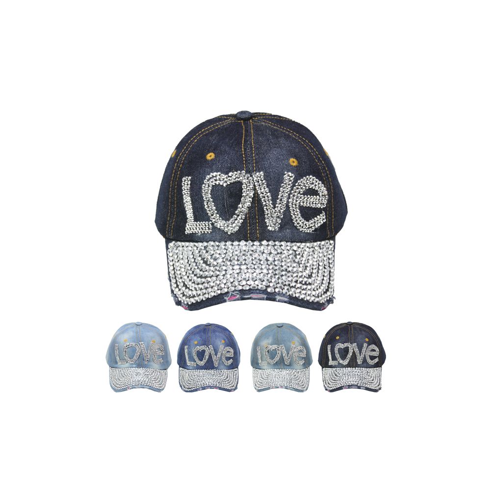 24 Wholesale "love" Cap