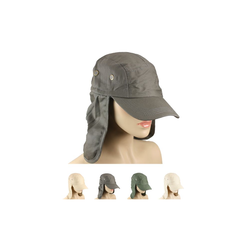 12 Wholesale Unisex Sun Protection Outdoor Fishing Hat - at