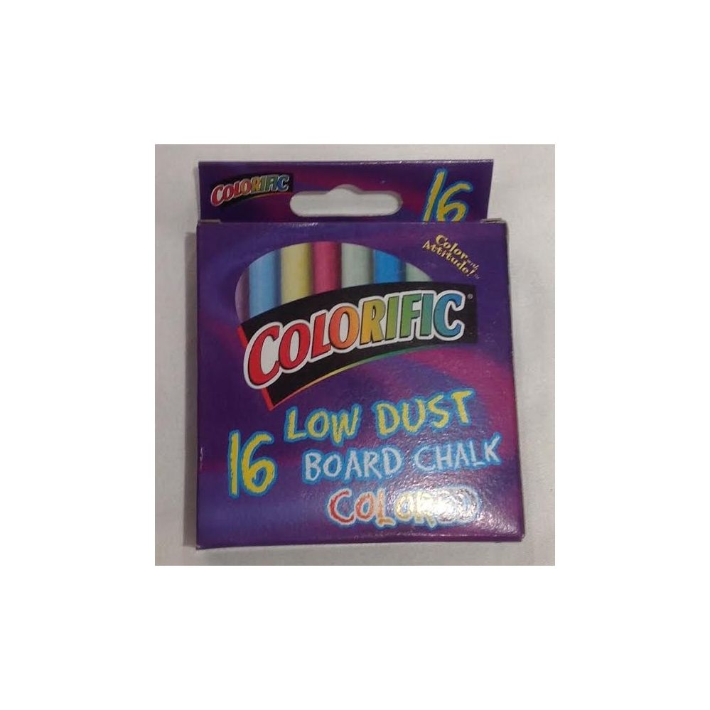 96 Wholesale 16 Count Colored Chalk