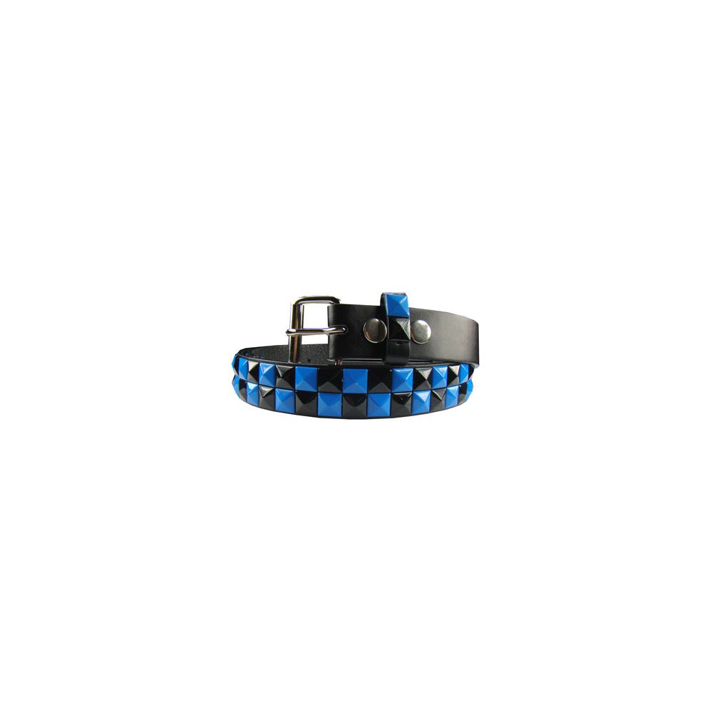 36 Pieces of Kids Studded Belts In Blue And Black