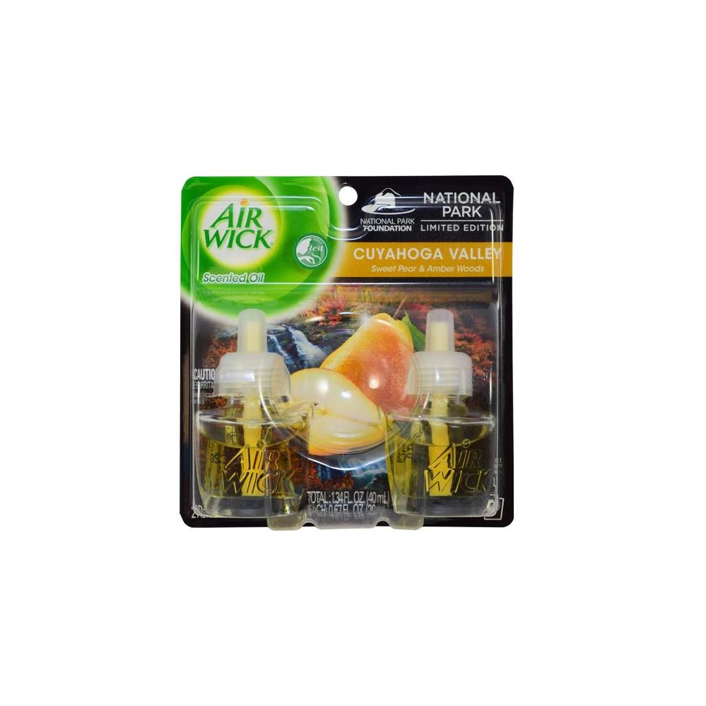 24 of Airwick Scented Oil 2pk Sweet Pear & Amber Woods