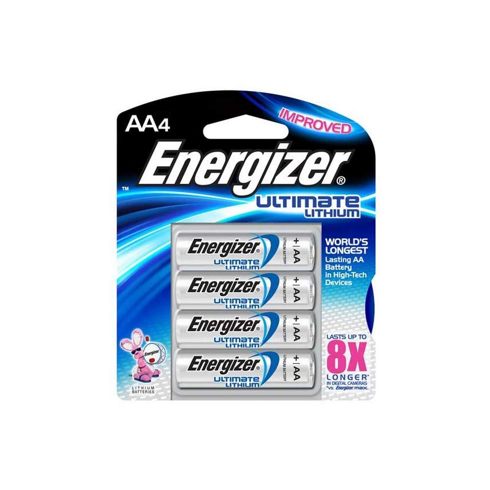12 Pieces of Energizer Lithium AA-4