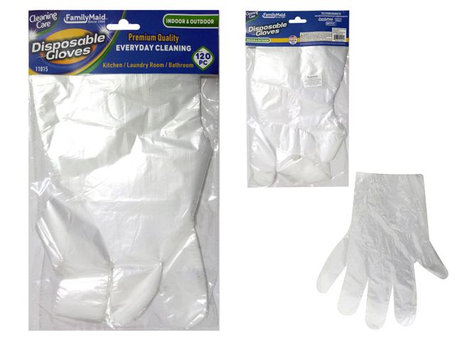 96 Pairs of 120 Piece Disposable Gloves