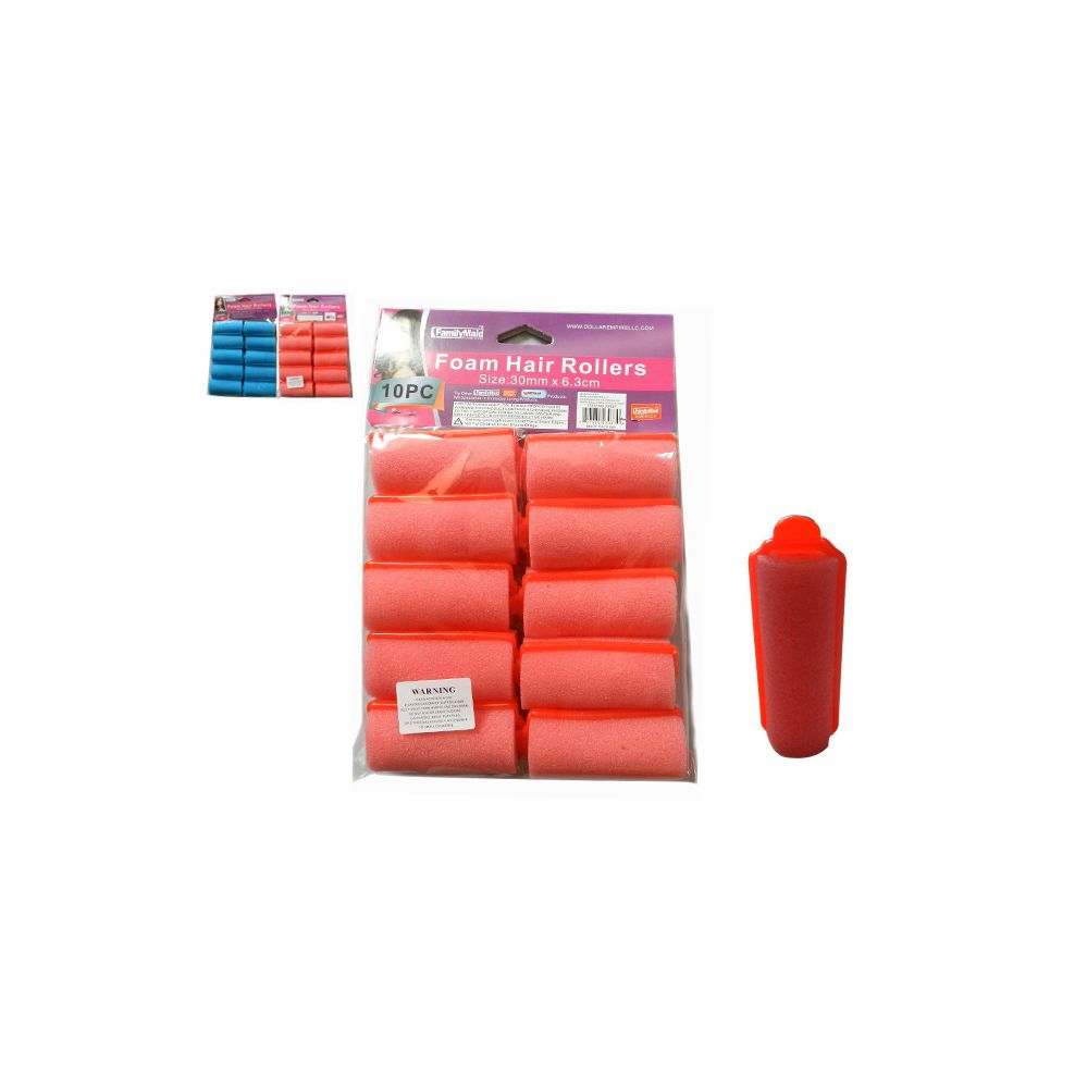 96 pieces of 10pc Foam Hair Rollers