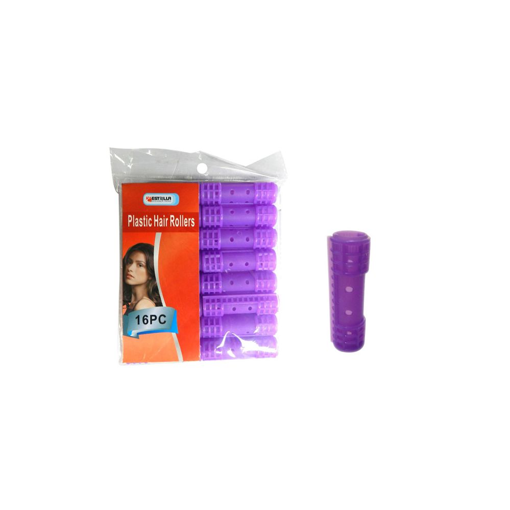 96 of 16 Piece Plastic Hair Roller
