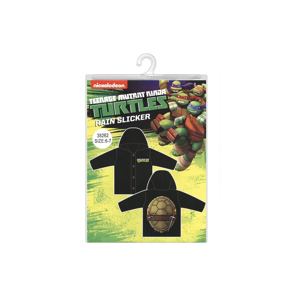 12 Pieces of Ninja Turtles Rain Slicker