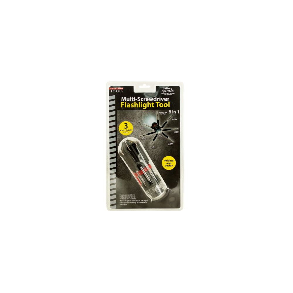 12 of 8-IN-1 MultI-Screwdriver Flashlight Tool