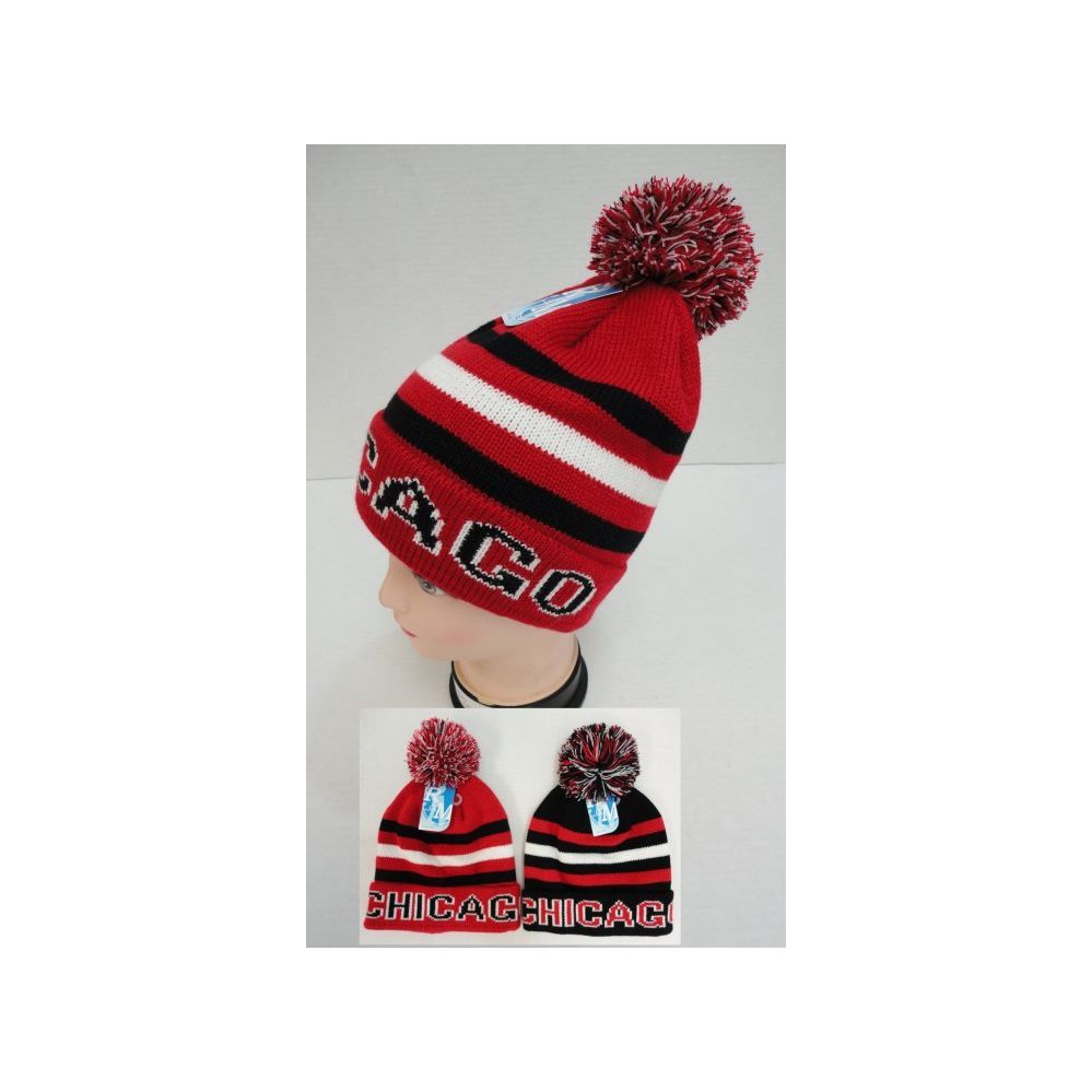 12 Bulk Knitted Toboggan Hat [chicago]