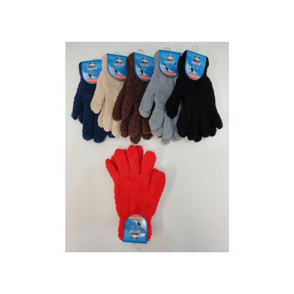 24 of Ladies Chenille Gloves