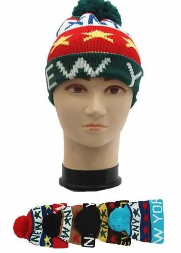36 Pieces of Unisex Winter Hat Assorted Color One Print