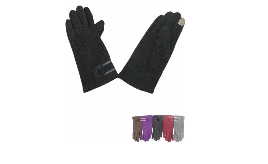 72 Pairs of Ladies Touch Screen Winter Gloves Assorted Color