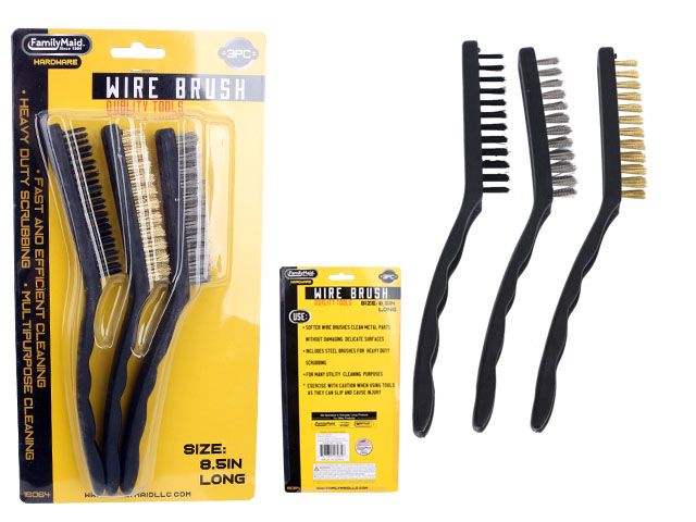 72 Pieces of 3pc Wire Brushes