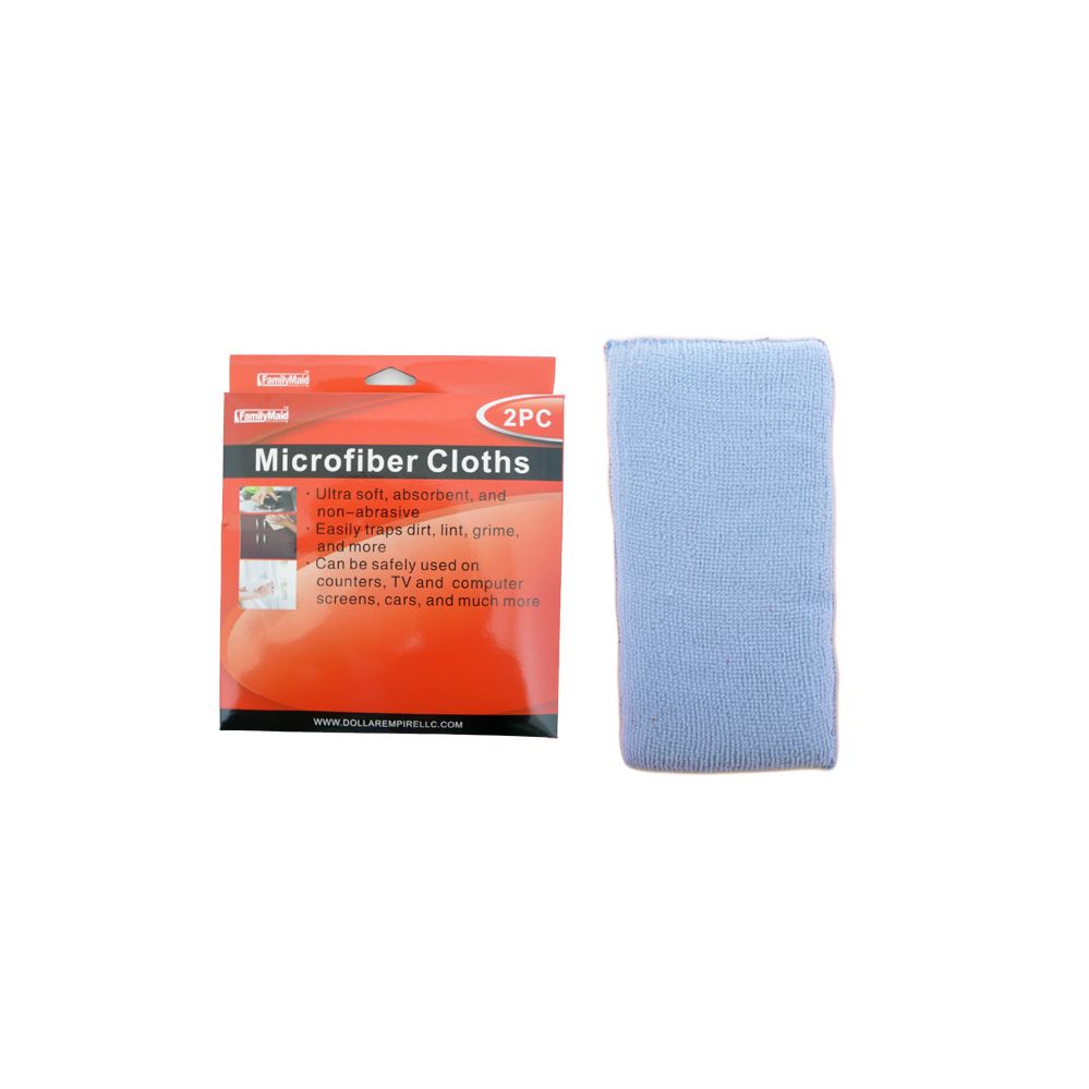 96 Pieces of 2 Piece Microfiber Cloth