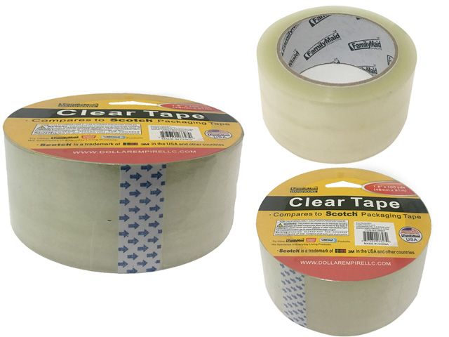 72 Pieces of Clear Packing Tape