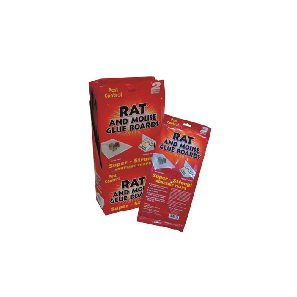 48 Pieces of Pest Control Rat & Mouse Glue Board 2pk Display
