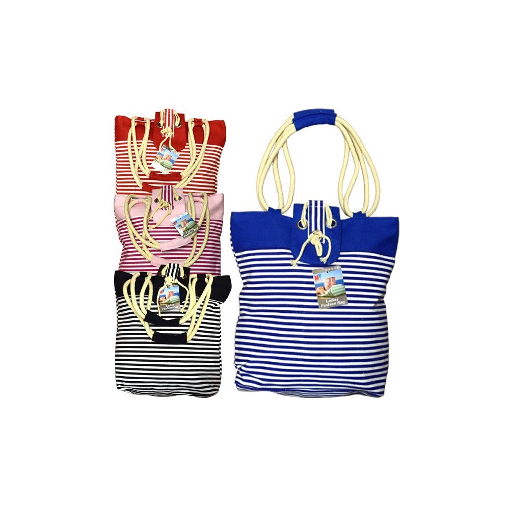 48 Pieces Fashion Bag Small Stripes - Shoulder Bags & Messenger Bags