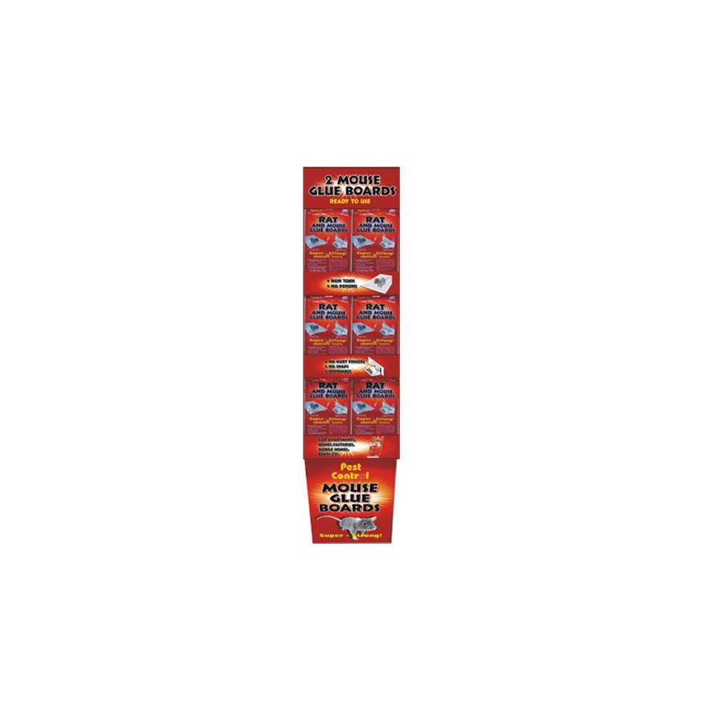 144 Pieces of Pest Control Mouse Glue Board 2pk Floor Display